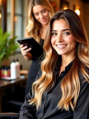 blond-pasemka-na-brazowych-wosach